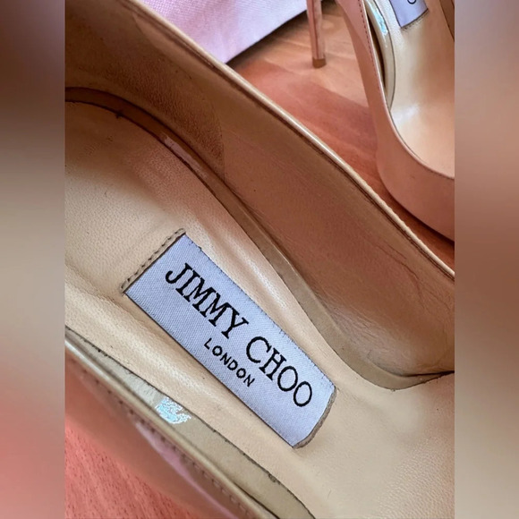 Jimmy Choo Beige Heels 39 (us 8) - Picture 3 of 11